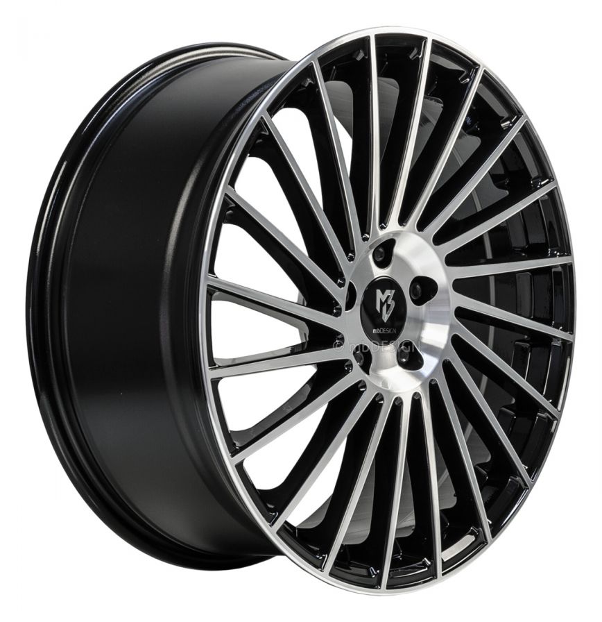 mbDESIGN<br>VR3 - Glanzschwarz poliert (20x8.5)